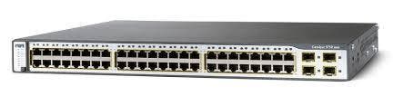 Cisco WS-C3750-48PS-E 48 poorts PoE switch, Computers en Software, Netwerk switches, Refurbished, Ophalen of Verzenden