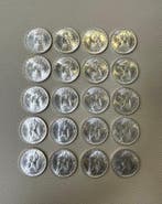 Italië. 500 Lire 1966 - 20 monete Caravelle argento
