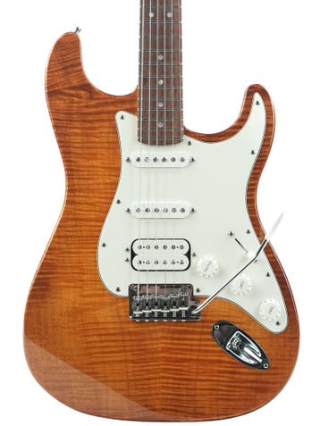 Fender American Select Stratocaster HSS Antique Burst 2012, Ophalen of Verzenden, Zo goed als nieuw, Solid body, Fender