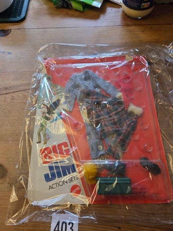Mattel - Action figure - Marx Toys- Big jim en lone ranger