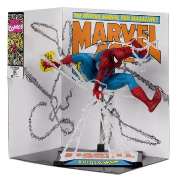 Marvel PVC Statue 1/10 Spider-Man (Marvel Age #90) 18 cm, Ophalen of Verzenden, Nieuw