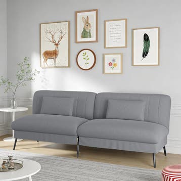 Slaapbank 2 persoons - Logeerbed - Bedbank - 186x98x41 cm -, Verzenden, Zo goed als nieuw