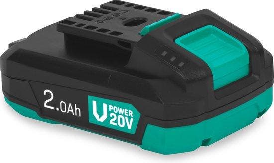 2dekans | VONROC Accu 20V – 2.0Ah - Met b-directionele USB-C, Doe-het-zelf en Verbouw, Gereedschap | Overige machines, Zo goed als nieuw