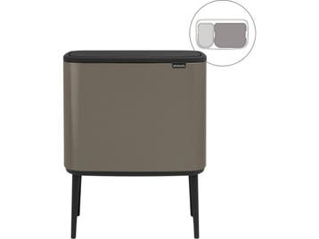 Brabantia Bo Touch Bin - Prullenbak - 11 + 23 liter -, Huis en Inrichting, Woonaccessoires | Prullenbakken, Verzenden, Nieuw