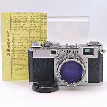 Nikon S2 Early Model Rangefinder + Nikkor-S.C 5cm f/1.4 Lens, Nieuw