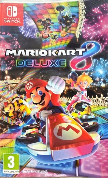 Mario Kart 8 Deluxe (Nintendo switch tweedehands game), Spelcomputers en Games, Ophalen of Verzenden, Zo goed als nieuw