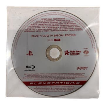 Buzz Quiz TV Special Edition (PROMO CD) (PS3) (TWEEDEHANDS), Verzenden, Nieuw