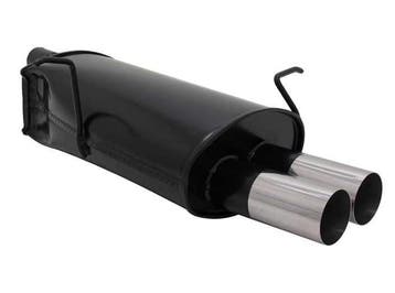 Novus sport uitlaat BMW 3-Serie E46 2x76mm RL-Design, Auto-onderdelen, Uitlaatsystemen, Verzenden, Nieuw