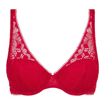 Chantelle Day to Night T-shirt spacercup bh (klaproos - D75), Verzenden, Rood, BH