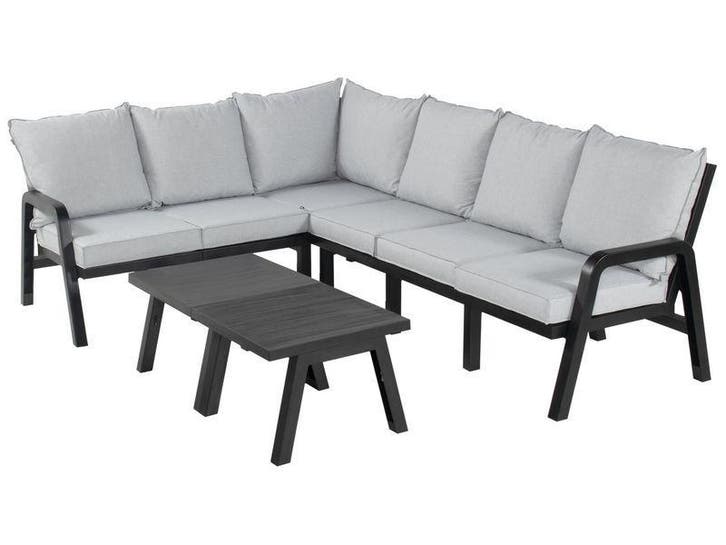 hartman ibiza hoeklounge set rechts l, Tuin en Terras, Tuinsets en Loungesets, Bank, Bijzettafel, 6 zitplaatsen, Nieuw, Kunststof