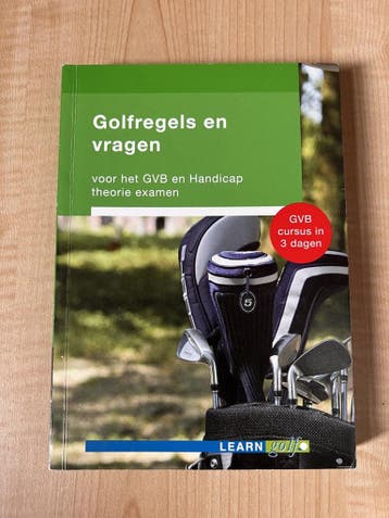 Golfregels en vragen voor het GVB en Handicap theorie examen, Verzenden, Gelezen, L.M. Smit