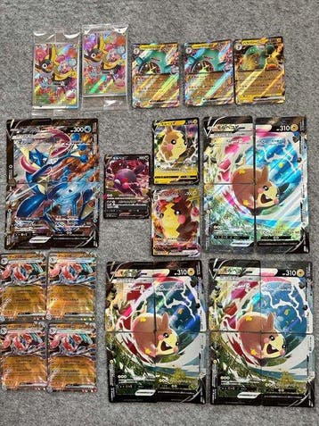 Pokémon - 28 Card - Morpeko, Greninja, Iono Full art, Holo, Nieuw
