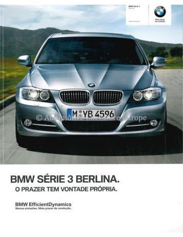 2011 BMW 3 SERIE SEDAN BROCHURE PORTUGEES, Nieuw, BMW, Author