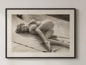 André de Dienes - Marilyn Monroe Vintage Poster by André de