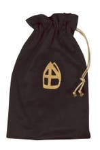 Pepernotenzak met mijter Zwart, Diversen, Sinterklaas, Verzenden, Nieuw