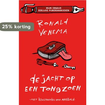 De jacht op een tongzoen / Mijn onwijs eerlijke, Verzenden, Zo goed als nieuw, Ronald Venema
