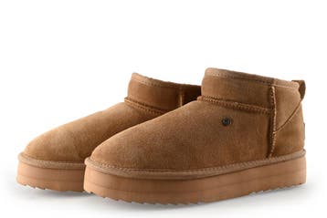 Warmbat Pantoffels in maat 40 Bruin, Bruin, Verzenden, Zo goed als nieuw, Pantoffels of Sloffen