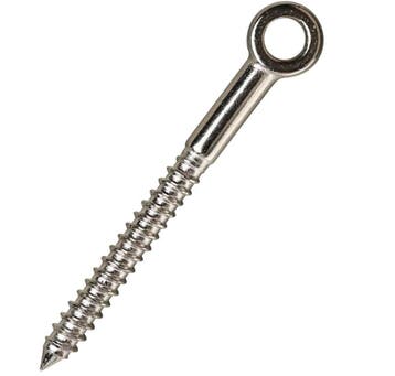 Rvs Schroefoog  6x60mm Rvs, Verzenden, Nieuw