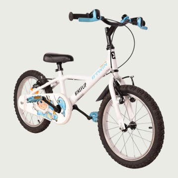 B-TWIN kinderfiets 16 inch, Ophalen of Verzenden, Gebruikt, B-TWIN