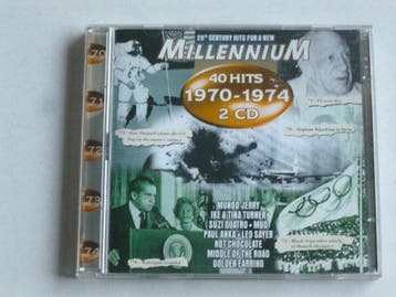 Millennium 40 Hits of  1970-1974 (2 CD), Ophalen of Verzenden, Zo goed als nieuw