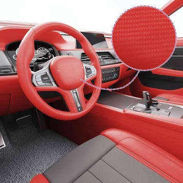 vidaXL Autofolie 4D 100x150 cm rood, Verzenden