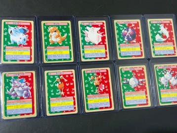 Pokémon - 10 Card 1995 Topsun – 10 Japanese Blue Back Cards, Nieuw