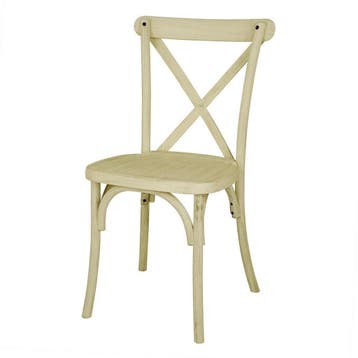 Bolero Manhattan Kruisrug Harsstoelen Naturel (Set Van 4), Verzenden, Nieuw in verpakking