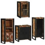 vidaXL Badkamermeubelset 4 pcs Multikleur Massief gerecycled, Verzenden, Nieuw, Overige typen