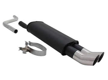 Novus sportuitlaat Vw Polo 2, Polo 3 2x76mm DTM einddemper, Verzenden, Nieuw
