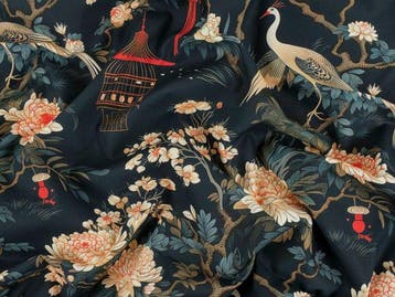 TexStilArt - Imperial Garden - Exclusieve stof 100% katoen