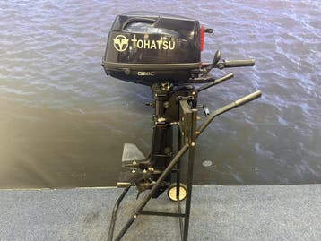 “ Tohatsu 5 pk buitenboordmotor | Kortstaart “, Minder dan 5 pk, Viertaktmotor, Ophalen of Verzenden, Zo goed als nieuw