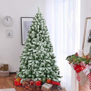 Kerstboom met sneeuw - Kunstkerstboom - 180 cm - Met standaa, Diversen, Verzenden, Zo goed als nieuw
