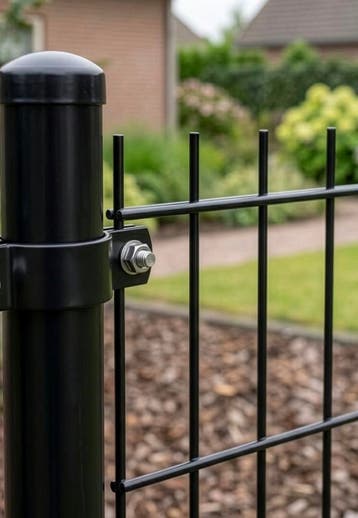 Dubbelstaafmat hekwerk incl. montage vanaf €55 p/m Almere, Nieuw, IJzer, Dubbelstaafmat hekwerk