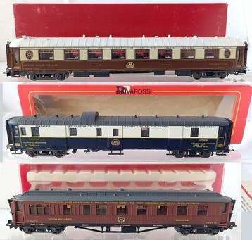 Rivarossi H0 - 2913/2587/2483 - Modeltrein personenwagen (3), Nieuw