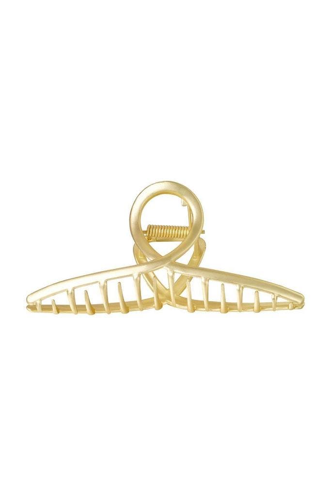 Haarklem yvonne vintage goud kleur metaal (Haarspelden), Sieraden, Tassen en Uiterlijk, Uiterlijk | Haarverzorging, Nieuw, Verzenden