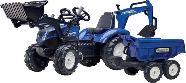 Falk New Holland Tractor Shovel Set Maxi 3+ (Kinderen), Kinderen en Baby's, Speelgoed | Buiten | Voertuigen en Loopfietsen, Nieuw