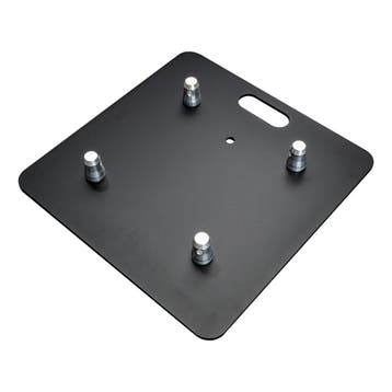 Universele truss baseplate staal  45 x 45 cm - 6mm dik zwart, Verzenden, Nieuw