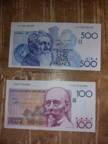 België. - 100, 500 Francs - 1982 (Zonder minimumprijs)