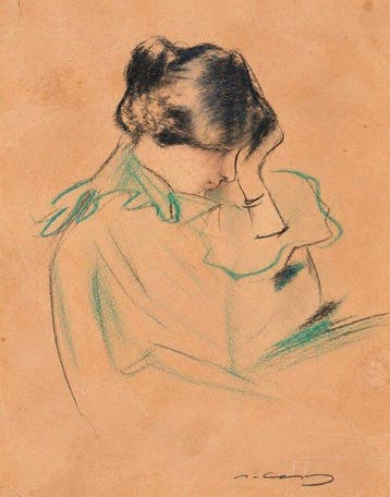 Ramon Casas (1866-1932) - Retrato de Julia