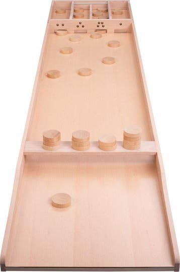 Longfield Sjoelbak Deluxe Premium - 200 cm - met 30, Verzenden, Nieuw