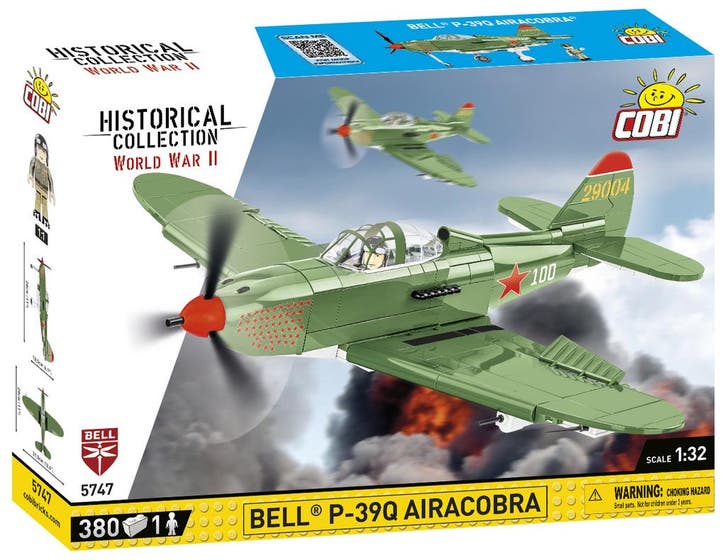 COBI  5747 - BELL P-39Q Airacobra (Leger bouwsets), Kinderen en Baby's, Speelgoed | Bouwstenen, Nieuw, Verzenden