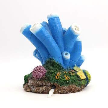 Kunstkoraal met luchtaansluiting 15cm / Aquariumdecoratie As, Dieren en Toebehoren, Verzenden, Nieuw, Gevuld zeewateraquarium