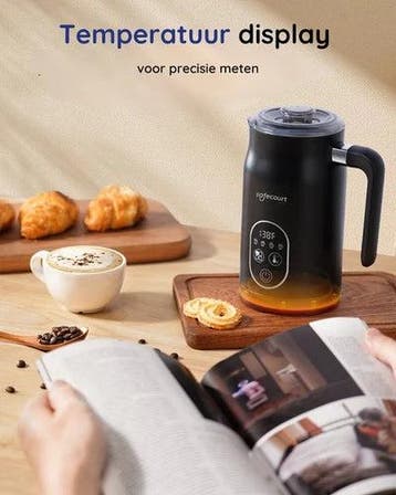 Safecourt Kitchen Elektrische Melkopschuimer – 100% PFAS-vri, Verzenden