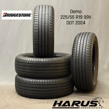 225/55/19 99V Bridgestone zomerbanden demo 4 stuks, 19 inch, Gebruikt, Ophalen of Verzenden, Band(en)