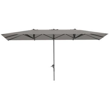 TRUUSK Dubbele Parasol 451 x 264 cm - UV Bescherming 50+ - W, Verzenden