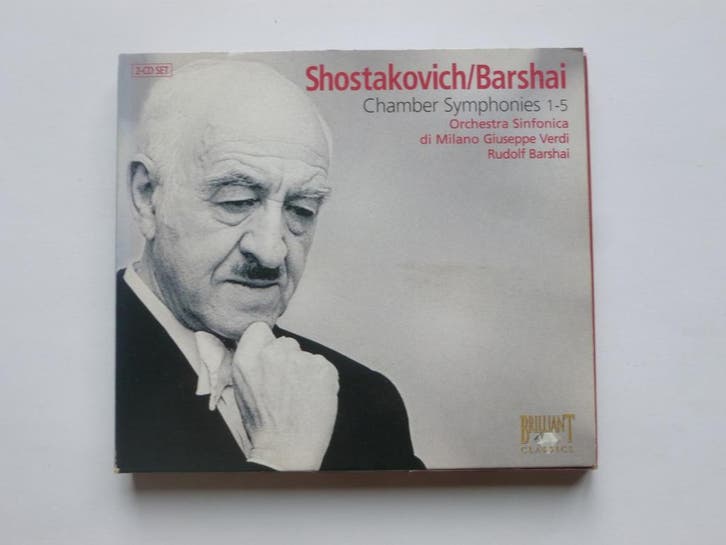 Shostakovich / Barshai - Chamber Symphonies 1-5 (2 CD), Cd's en Dvd's, Cd's | Klassiek, Zo goed als nieuw, Ophalen of Verzenden