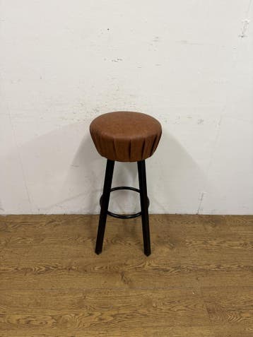 Barkruk Gezellig Cognac - K1103 Vintage/Café, Huis en Inrichting, Barkrukken, Ophalen, Nieuw