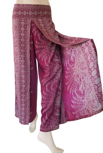 Wikkelbroek M - Fan - bordeaux rood, Nieuw
