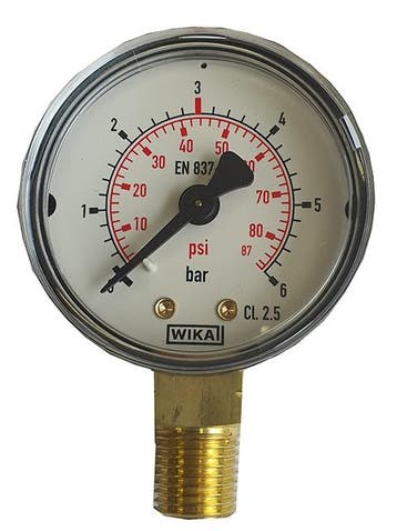 Drukmeter manometer 0-3 bar, Ophalen of Verzenden