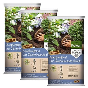 Aanplantgrond zuurminnende planten bio | Pokon | 90 liter, Verzenden